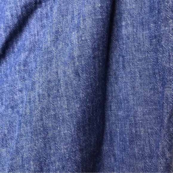 Old Navy Everyday Shorts Chambray Linen Blend Women's 16 High Waist 5" Inseam - Picture 5 of 14